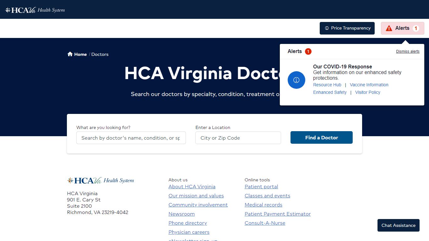 Find a Doctor in Richmond, VA | HCA Virginia